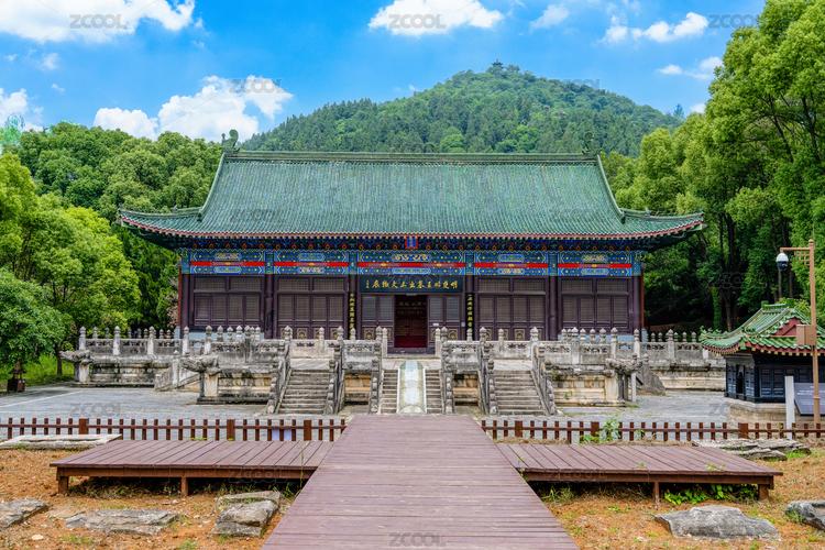 中国湖北省武汉市龙泉山风景区的明楚昭王寝